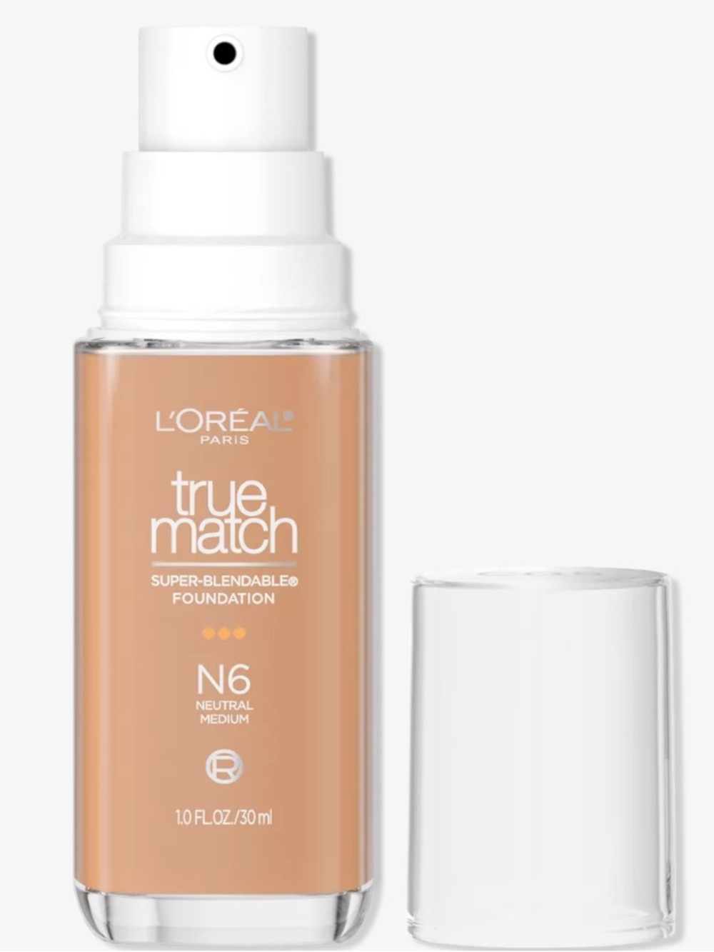 L’Oréal True Match Foundation N6 Neutral Medium - New FullSz